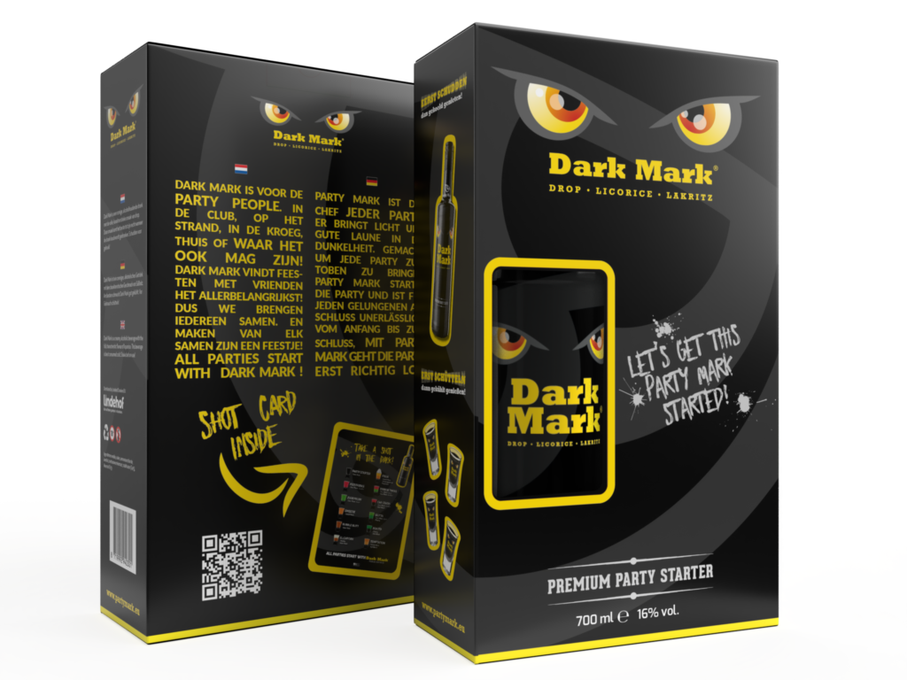 Dark Mark Lakritz Likör 0,7l Geschenkverpackung